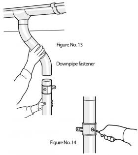 Mounting Plannja Downpipe Fasteners