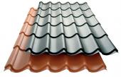 Profiled sheet for tile effect roofing