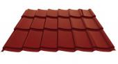 Profiled sheet for tile effect roofing