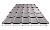 Profiled sheet for tile effect roofing